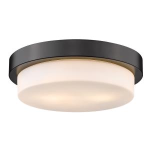Multi-family - 2 Light Large Flush Mount in Variety of style - 4.25 Inches high by 13 Inches wide